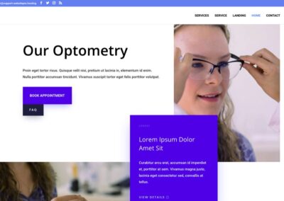 M&D Digital Advertising - Optometry Website